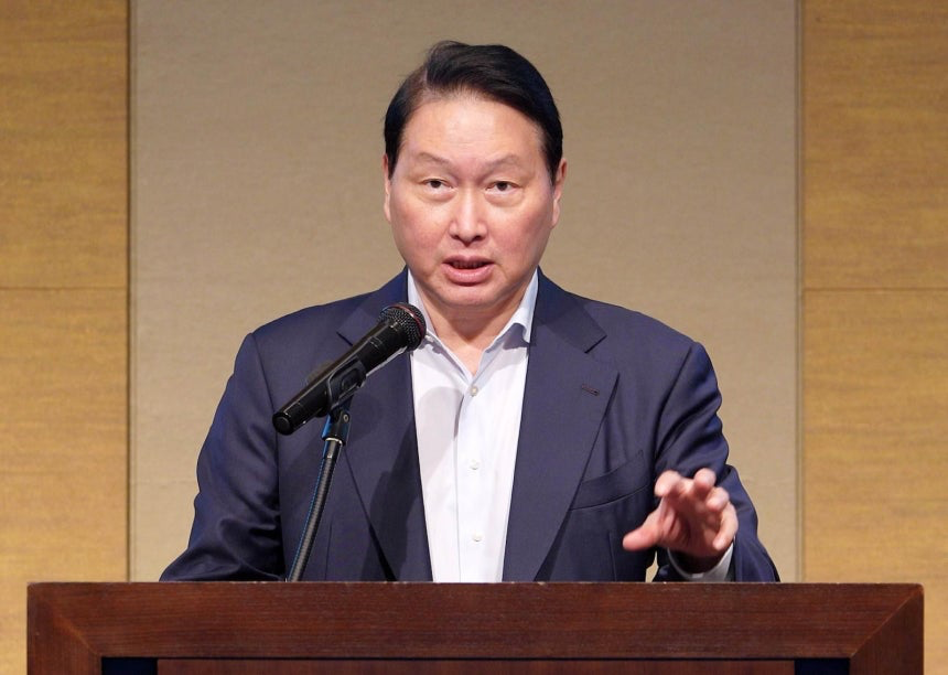 Chairman Chey Tae-won of the Korea Chamber of Commerce and Industry attending the 15th Korea-Japan Chamber of Commerce and Industry Chairman Meeting held at the Westin Hotel Sendai in Japan on the 31st. (Photo provided by the Korea Chamber of Commerce and Industry)